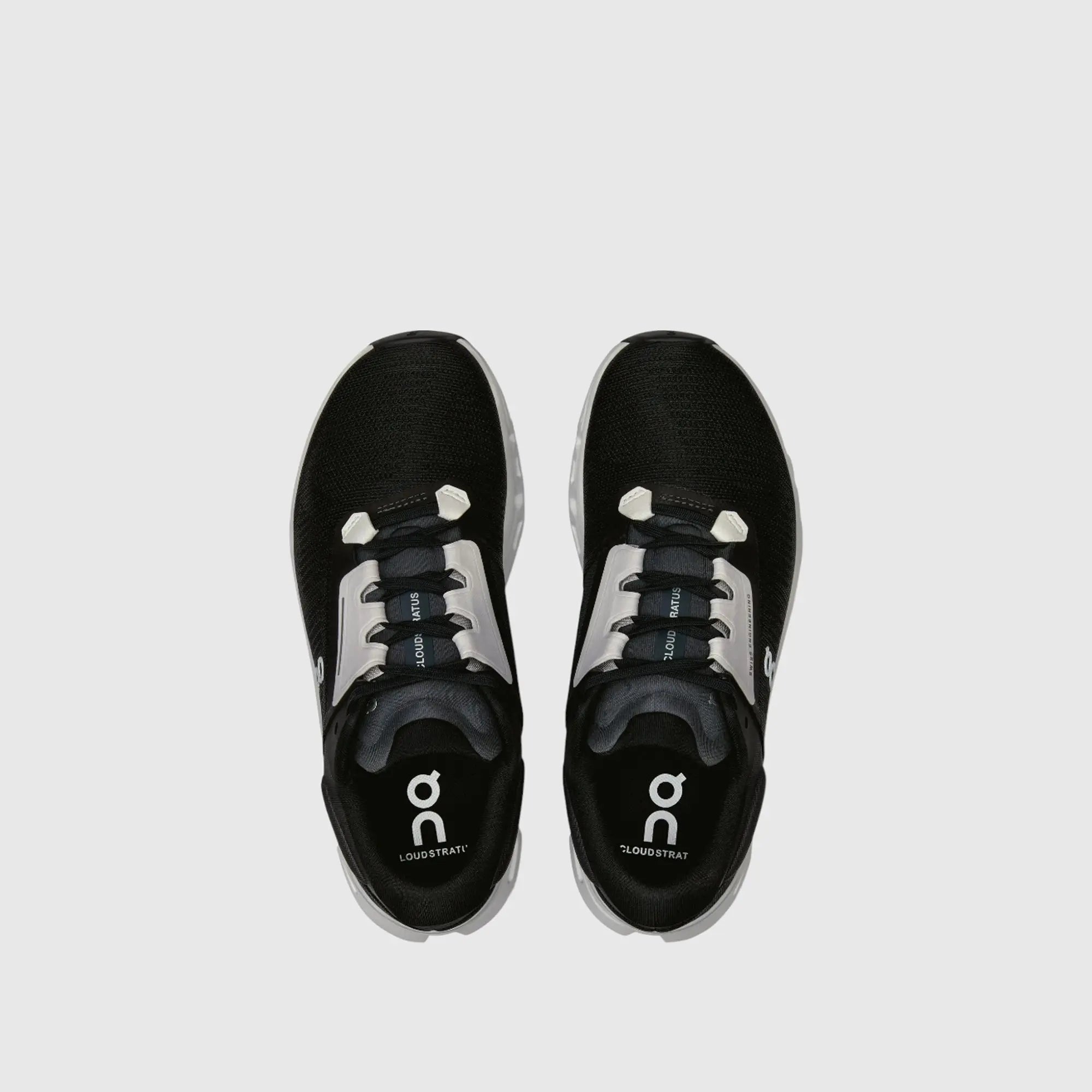 On Men's Cloud Stratus 3 Black Frost